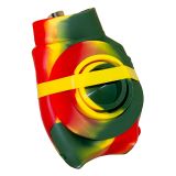 Bong silic. skull multicolors | 20006